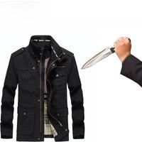 New Anti-Hacking Men's Business Jacket 3 Color Plus Size Fashion Self-Defense Hidden FBI POLICE