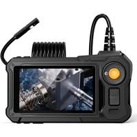 4.3" IPS Industrial Endoscope Camera IP67 Waterproof HD1080P Automotive Borescope Car Pipe Sewer