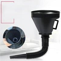 1 Pc Multi Functional Flexible Automotive Fuel Funnel: Spill-Proof Refueling & Oil Changing Tool