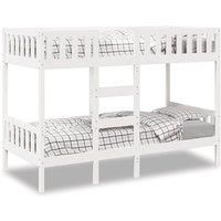 Bunk Bed White 90x190 cm Solid Wood Pine