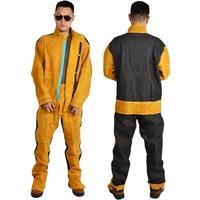 Workplace Safety Clothing Cowhide Welding Work Argon Arc Welding Long Sleeve Protective Anti Arc