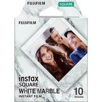 instax SQUARE instant film, WHITEMARBLE border, 10 shot pack, suitable for all instax SQUARE cameras and printers