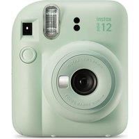 instax mini 12 instant film camera, auto exposure with Built-in selfie lens, Mint Green