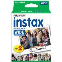 INSTAX WIDE ISO 800 instant film with white border, 2 X 10 shot pack