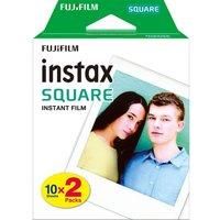 INSTAX SQUARE ISO 800 film with white border, 2 X 10 shot pack