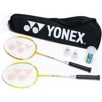 Yonex Badminton Racket Set GR 505 2 Rackets 2 Shuttlecocks Full Racket Carry Bag