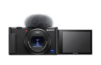 Sony ZV-1 Compact Camera with 24-70mm Lens, 2.7x Optical Zoom, 4K Ultra HD, 20.1MP, Wi-Fi, Bluetooth, 3 Vari-Angle Touch Screen, Black