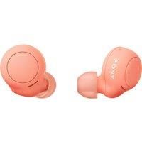 Sony Bluetooth Earbuds Headphones Orange