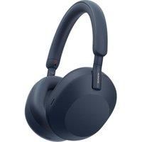 Sony WH-1000XM5 Noise Cancelling Wireless Headphones - 30 hours battery life - Around-ear style - Optimised for Alexa and the Google Assistant - with built-in mic for phone calls - Midnight Blue