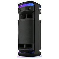 Sony ULT TOWER 10 - Ultimate Bluetooth Party Speaker with ULT POWER SOUND, Ultimate Deep BASS, X-Balanced Speakers, 360 LED Lighting, Party Features, Wireless Mic, Portable, Castor Wheels - Black