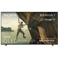 Sony BRAVIA 7 QLED (XR l Mini LED), K55XR70, 55 Inch 4K HDR Google Smart TV (2024) | Gaming Features for PlayStation 5, IMAX Enhanced, Dolby Vision Atmos, Chromecast, AirPlay, 120Hz, 5 Year Warranty