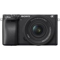 SONY a6400 Mirrorless Camera with E PZ 16-50 mm f/3.5-f/5.6 OSS II Lens, Black