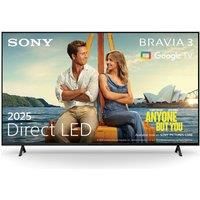 Sony K85S38BP 85 4K HDR UHD Smart Bravia 3 LED TV Dolby Vision Dolby A