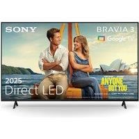 Sony K50S38B 50 4K HDR UHD Smart Bravia 3 LED TV Dolby Vision Dolby At