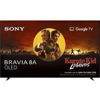 55"-64" SONY BRAVIA 8A 55? OLED 4K HDR AI Smart TV - K55XR8AB, Silver/Grey
