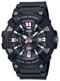 Casio Men's Black And Red Resin Strap Watch