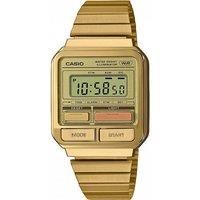 Casio A120WEG-9AEF Unisex Vintage-Inspired Digital Watch – Gold-Tone