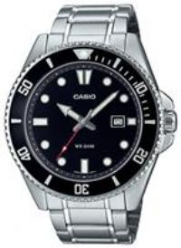 Casio Men Analogue Quarz Watch with Stainless Steel Strap MDV-107D-1A1VEF