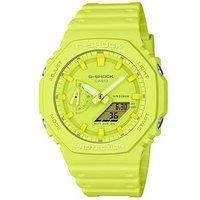 Casio Unisex/'s Analogue-Digital Quarz Watch with Plastic Strap GA-2100-9A9ER