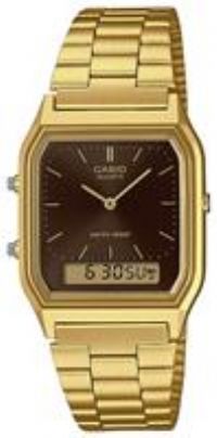 Casio Women/'s Analogue-Digital Quartz Watch with Stainless Steel Strap AQ-230GA-5AMQYES