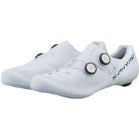 SHIMANO Unisex Shoe Rc903 We 43 Bicycle Parts, White, 10 UK EU