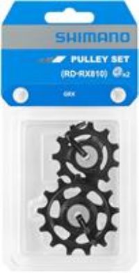 Shimano Spares GRX RD-RX810 tension and guide pulley set, Black, One Size