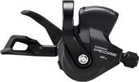 SHIMANO Deore SL-M4100 Deore Shift Lever, 10-Speed, with Display, Band on, Right Hand, ISLM4100RAP, Black