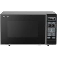 Sharp RD202TS UK Microwave Oven in Silver 25L 800W