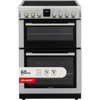SHARP KF-66DIDD04IM1I-EN 60 cm Electric Induction Cooker - Inox, Silver/Grey