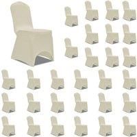 Chair Cover Stretch Cream 30 pcs