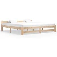 Bed Frame Solid Pine Wood 200x200 cm