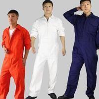 100%cotton Worker Overall Jumpsuit Auto Repairman Mechanical Work Clothing Big Size Romper Costume