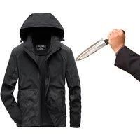 2025 New Cut Resistant Jacket Men Safety-Stab Slash-esistant Police Fbi Tactical Light Weight