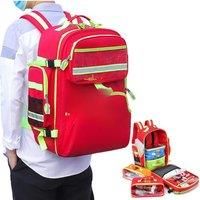 First Aid Survival Kits Empty Emergency Backpacks Responder Portable Medical Trauma Bag Disaster