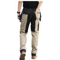 2026 New Overol Hombre Cargo Pants Men Workwear Multi-pocket Outdoor Hiking Joggers Pants Work Trousers Men With Knee Pads