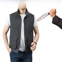 Personal Protective Equipment Anti-Cut Resistant Vest Self-Defense Bodyguard Police Clothes Men