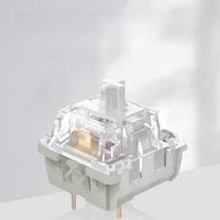 KTT Kang White V3 Keyboard Switch Custom Linear 3 Pins 45g Mechanical Keyboard Cherry MX Switches