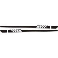 Premium 2Pcs Vinyl Side Skirt Stripes for Audi Series - Compatible with A3 8P/8V, A4 B6-B8, A6 C5-C7, Q5/Q7/TT