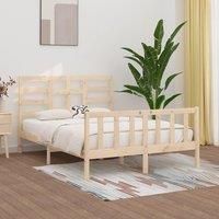 Bed Frame Solid Wood Pine 120x200 cm