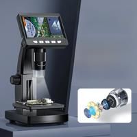 Digital Microscope with 4.3inch IPS Screen 1000X Magnification 8LED 2MP Coin Magnifier Microscope