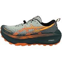 ASICS Men/'s Trabuco MAX 4 Sneaker, Cold Moss/NOVA Orange, 7.5 UK