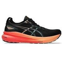 ASICS Gel Kayano 31 Running Shoe Mens Road Shoes Black/Rainy Lake 10