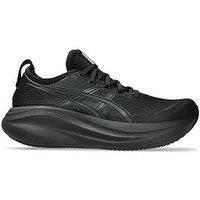 ASICS GEL-NIMBUS 27 Men's Running Shoes 1011B958 Black/Graphite Gray 2E Fr Japan