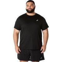 Asics Mens Running Core Short Sleeve Top - Black