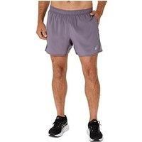 Asics Mens Running Core 5Inch Shorts - Grey