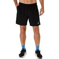 Asics Mens Running Core 7Inch Shorts - Black