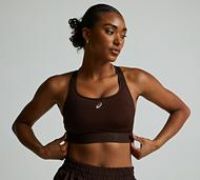 ASICS 2012C995-200 Road Compression Bra Sports Bra Women/'s Coffee Size S