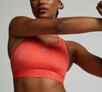 ASICS 2012C995-701 Road Compression Bra Sports Bra Women/'s Coral Reef Size M