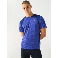 Asics Mens Running Road T-Shirt - Blue