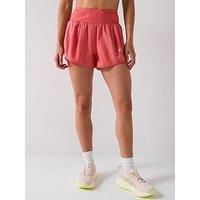 Asics Womens Running Road 2In1 Shorts - Pink